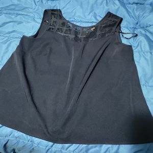 3 piece navy blue suit set by Maya Brooke